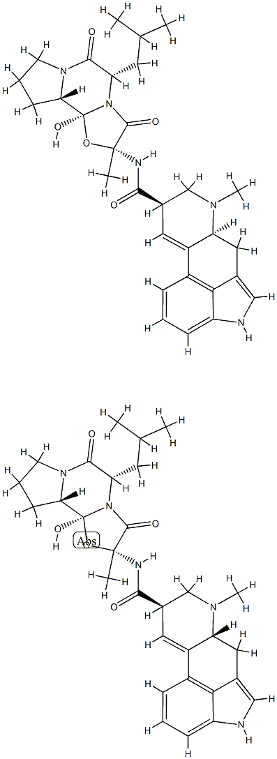 麥角棒鹼, 8052-85-5, 结构式