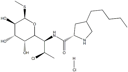 Mirincamycin hydrochloride Struktur