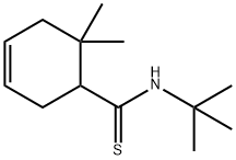 3-Cyclohexene-1-carbothioamide,N-(1,1-dimethylethyl)-6,6-dimethyl-(9CI) 结构式