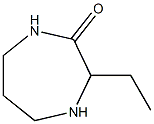 2H-1,4-Diazepin-2-one,3-ethylhexahydro-(9CI) Struktur