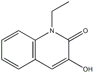 2(1H)-Quinolinone,1-ethyl-3-hydroxy-(9CI) Struktur