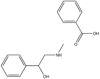 (+,-) A-(METHYLAMINOMETHYL)BENZYL*ALCOHO L, BENZOATE|