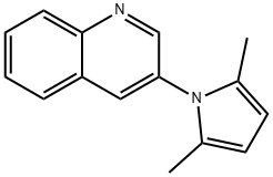 Quinoline, 3-(2,5-dimethyl-1-pyrryl)- (4CI) Struktur
