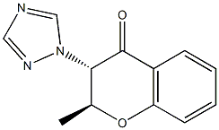 810692-81-0 4H-1-Benzopyran-4-one,2,3-dihydro-2-methyl-3-(1H-1,2,4-triazol-1-yl)-,(2R,3R)-rel-(9CI)