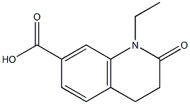 7-Quinolinecarboxylicacid,1-ethyl-1,2,3,4-tetrahydro-2-oxo-(9CI) Structure