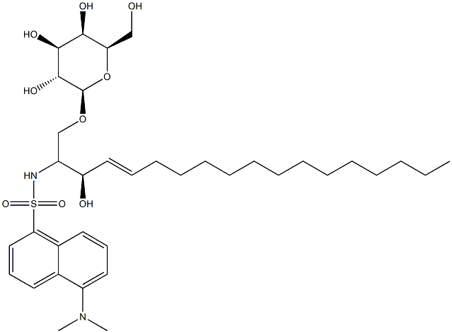N-dansylpsychosine Structure