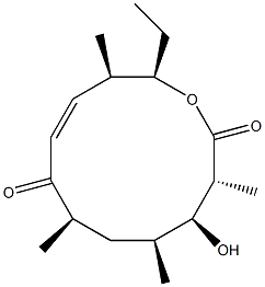 10-deoxymethynolide Structure