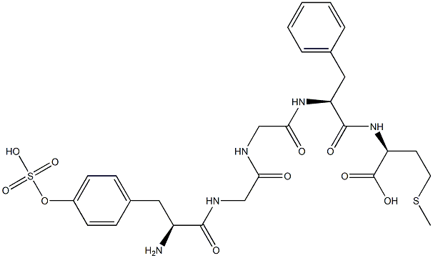 enkephalin-Met, Tyr-O-sulfate Structure