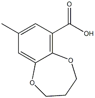 2H-1,5-Benzodioxepin-6-carboxylicacid,3,4-dihydro-8-methyl-(9CI) Structure