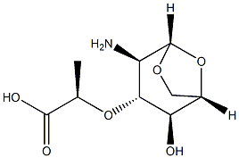 1,6-anhydromuramic acid Structure