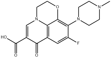 去甲基氧氟沙星, 82419-46-3, 结构式