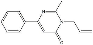 4(3H)-Pyrimidinone,2-methyl-6-phenyl-3-(2-propenyl)-(9CI)|