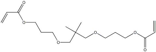 Neopentylglycol propoxylate diacrylate Struktur