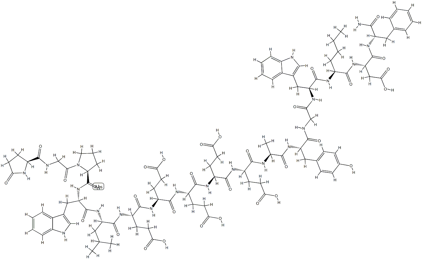 gastrin heptadecapeptide, Nle(15)- 结构式