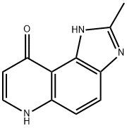 9H-Imidazo[4,5-f]quinolin-9-one,1,6-dihydro-2-methyl-(9CI) Struktur