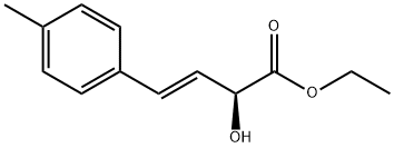 Ethyl (2S,3E)-2-hydroxy-4-(4-methylphenyl)-3-butenoate 结构式