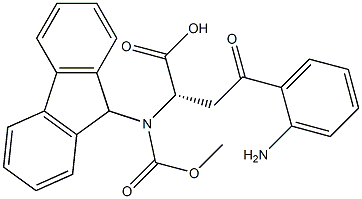 Benzenebutanoic acid, 2-amino-α-[[(9H-fluoren-9-ylmethoxy)carbonyl]amino]-γ-oxo-, (αS)-|Benzenebutanoic acid, 2-amino-α-[[(9H-fluoren-9-ylmethoxy)carbonyl]amino]-γ-oxo-, (αS)-