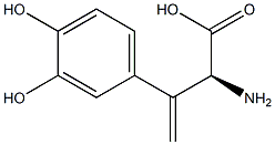 Tyrosine, 3-hydroxy-ba-methylene- (9CI) Structure