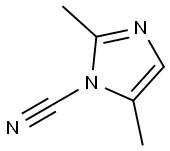 1H-Imidazole-1-carbonitrile,2,5-dimethyl-(9CI) 结构式