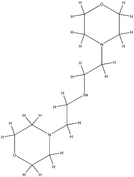 di-beta-(morpholinoethyl)selenide 结构式