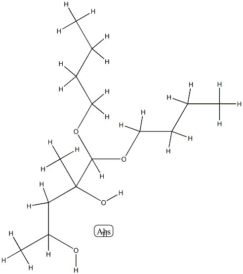 dibutoxy[2-methylpentane-2,4-diolato(2-)-O,O']titanium Structure