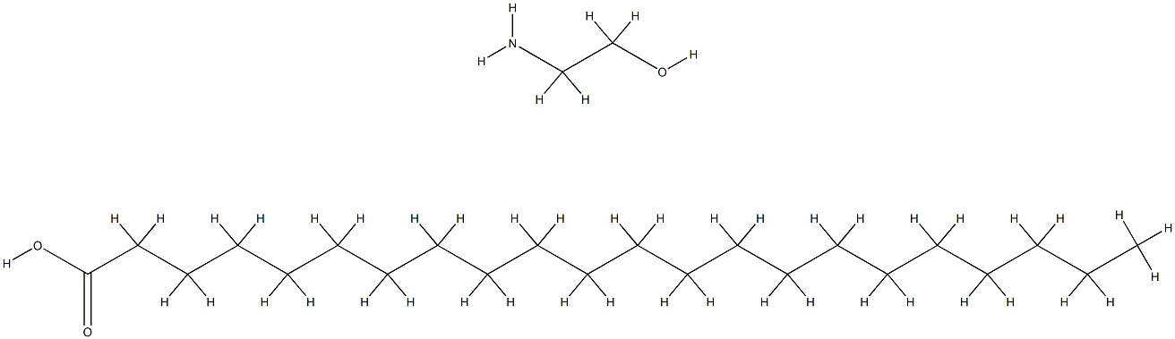 docosanoic acid, compound with 2-aminoethanol (1:1) Structure