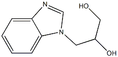 1,2-Propanediol,3-(1H-benzimidazol-1-yl)-(9CI) Structure