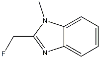 1H-Benzimidazole,2-(fluoromethyl)-1-methyl-(9CI) Struktur