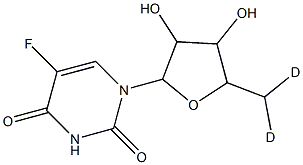 Doxifluridine-d2 Structure
