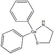 2-azanidylethanethiolate, diphenylgermanium Structure