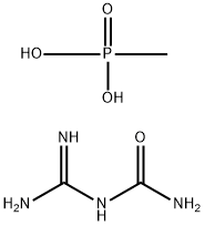 甲烷膦酸的脒基脲盐 结构式
