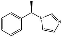 1-[(R)-α-メチルベンジル]-1H-イミダゾール 化学構造式