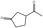 Cyclopentanone, 3-acetyl- (6CI,9CI) Struktur
