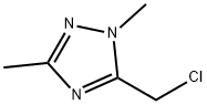 5 - (氯甲基)-1,3 - 二甲基-1H -1,2,4 - 三氮唑, 84804-69-3, 结构式
