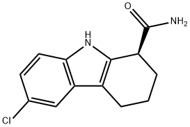 (1S)-6-氯-2,3,4,9-四氢-1H-咔唑-1-甲酰胺,848193-68-0,结构式