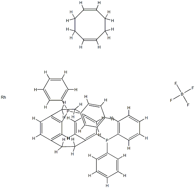 [Rh COD (R)-Phanephos]BF4 Structure