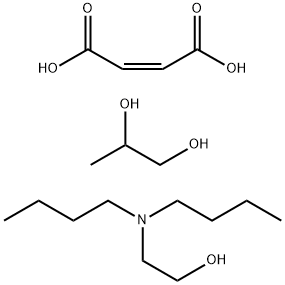 1,2-丙二醇(Z)-2-丁烯二酸酯与2-(二丁基氨基)乙醇的化合物,85204-10-0,结构式
