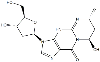 cyclic 1,N(2)-propanodeoxyguanosine 结构式