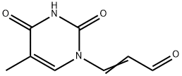 3-(thymin-1'-yl)-2-propenal Structure