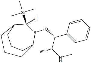 (-)-9-(1R,2R-Pseudoephedrinyl)-(10S)-(trimethylsilyl)-9-borabicyclo[3.3.2]decane