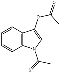 Indoxyl,  1-acetylthio-,  acetate  (3CI) Structure