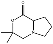 1H-Pyrrolo[2,1-c][1,4]oxazin-1-one,hexahydro-3,3-dimethyl-(9CI) Struktur