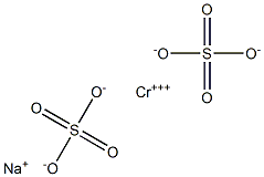 Sulfuric acid, chromium sodium salt, basic Struktur
