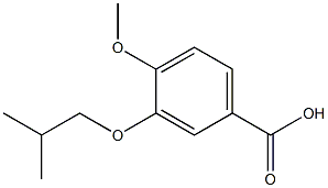 3-isobutoxy-4-methoxybenzoic acid Structure