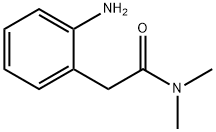 2-(2-アミノフェニル)-N,N-ジメチルアセトアミド 化学構造式