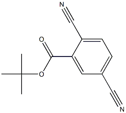 Tert-butyl 2,5-dicyanobenzoate, 861882-70-4, 结构式