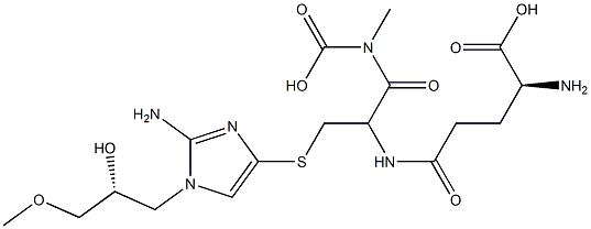 misonidazole-glutathione conjugate 结构式