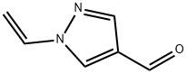 1-ビニル-1H-ピラゾール-4-カルブアルデヒド 化学構造式
