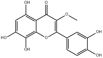 Gossypetin 3-methyl ether, 86749-51-1, 结构式