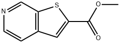 Methyl thieno[2,3-c]pyridine-2-carbo×ylate Struktur